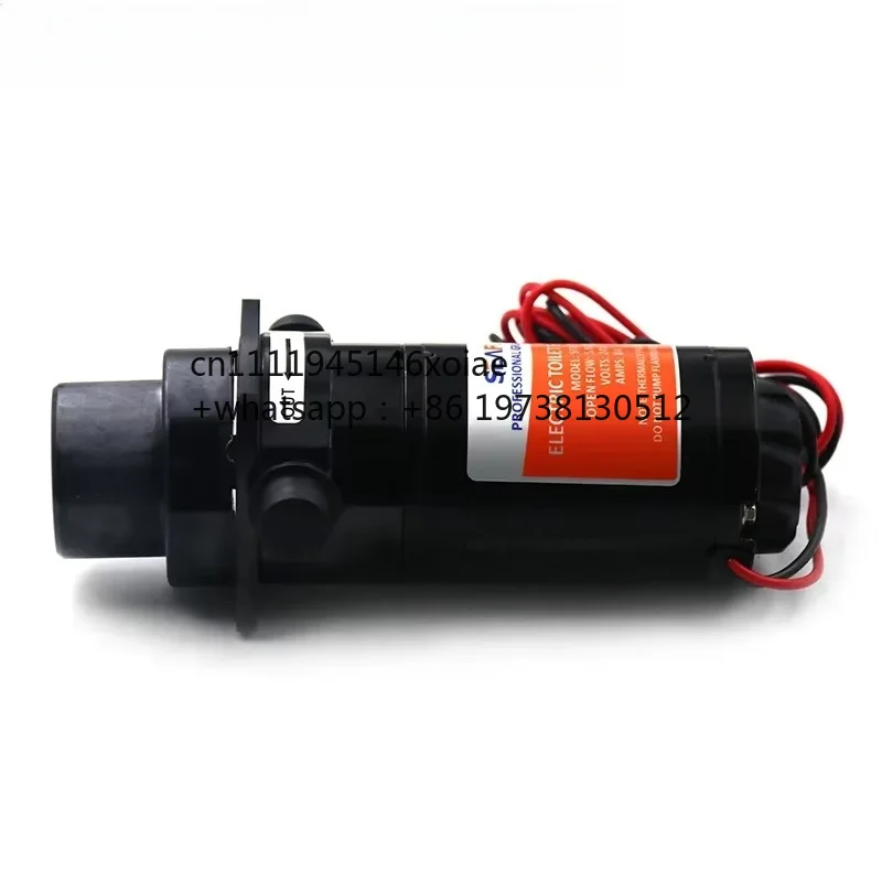 RV Toilet Pump SFMTP1-01 12V Horizontal Boat Pump Marine Toilet Manual Pump Assembly Accessories