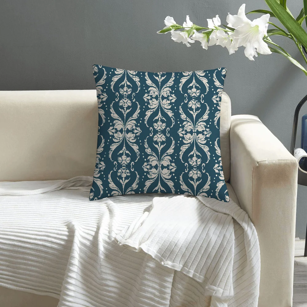 Spiral Flower Pattern Pillow Case Sofa Decorative Home Double-sided Printing Short Plush Cushion Cover Throw Pillow Cover Gifts