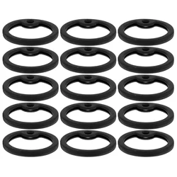 15Pcs Silicone Dog Silencers Pet Ring Collar Harness Quiet Circle For Cat Dog Id Noise Reducer Leads Pads Dogs ID Tags