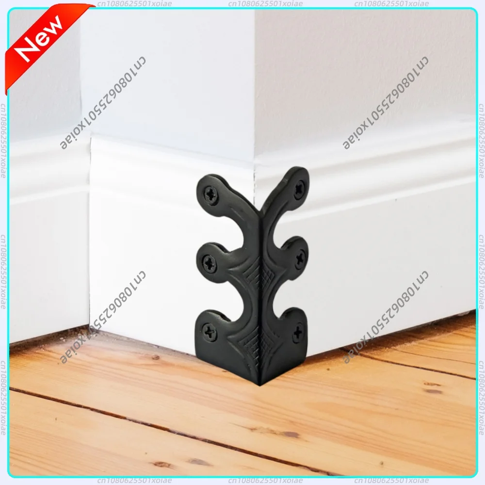 6 PCS Vintage Decorative Corner Guard Base Board Corner Protectors Corner Brackets for Jewelry Wooden Box Antique Furniture