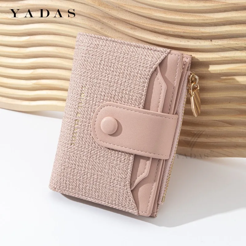 New Korean Minimalist Velvet Trifold Wallet, Cute Student Purse, Ins Style Women's Coin Purse