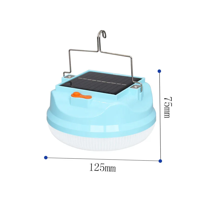 Outdoor Solar Light LED Lamp Rechargeable Bulbs Emergency Light Hook Up Camping Fishing Portable Lantern Lights