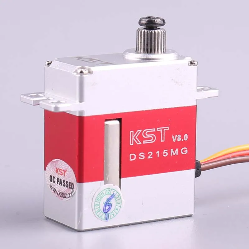 KST DS215MG V8.0 Slant Disc Servo/Vollmetall-Hochdruck-Hohlkupfen-Digitalservo für Modellhubschrauber