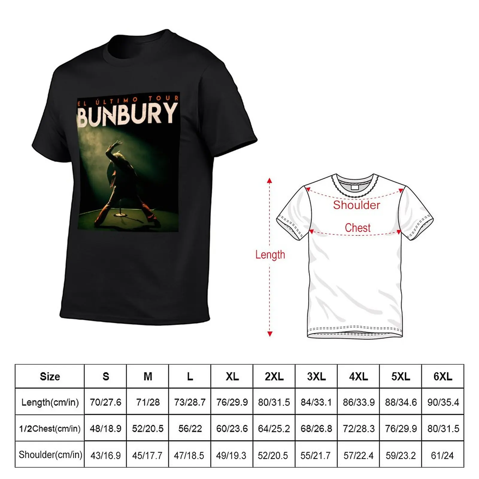 New el ultimo tour Bunbury T-Shirt summer tops graphic t shirts funny t shirts mens clothes