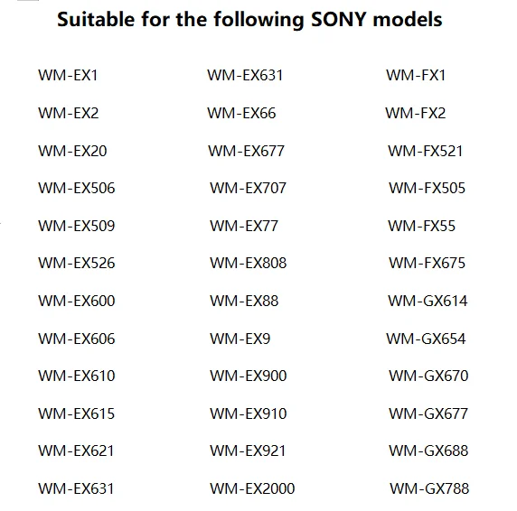 5.5x2.1x4.5mm Pinch Roller Rubber Ring Cover For Sony Walkman WM-FX WM-EX WM-GX Series Tape Drives Cassette Deck Audio Pressure