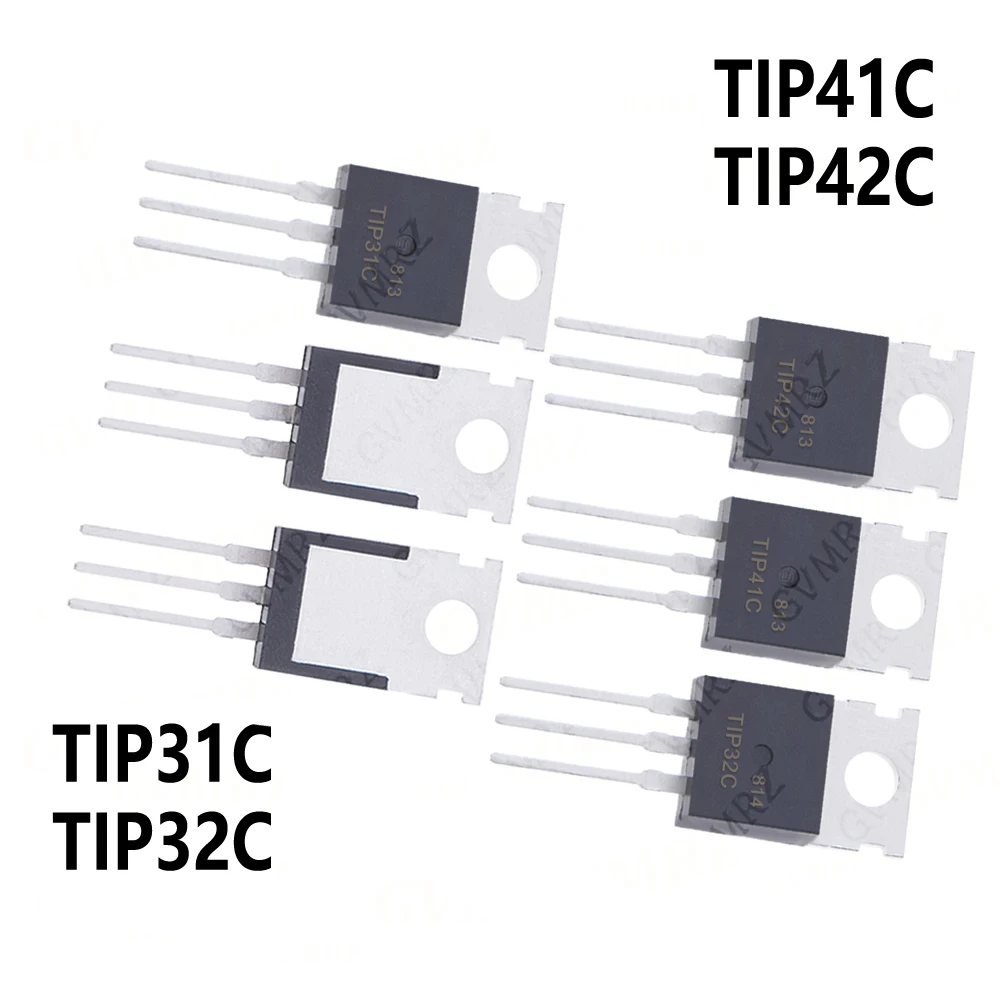 10/50PCS TO-220 TIP31C TIP32C TIP41C TIP42C TO-220 TIP31 TIP32 TIP41 TIP42 transistor TO-220