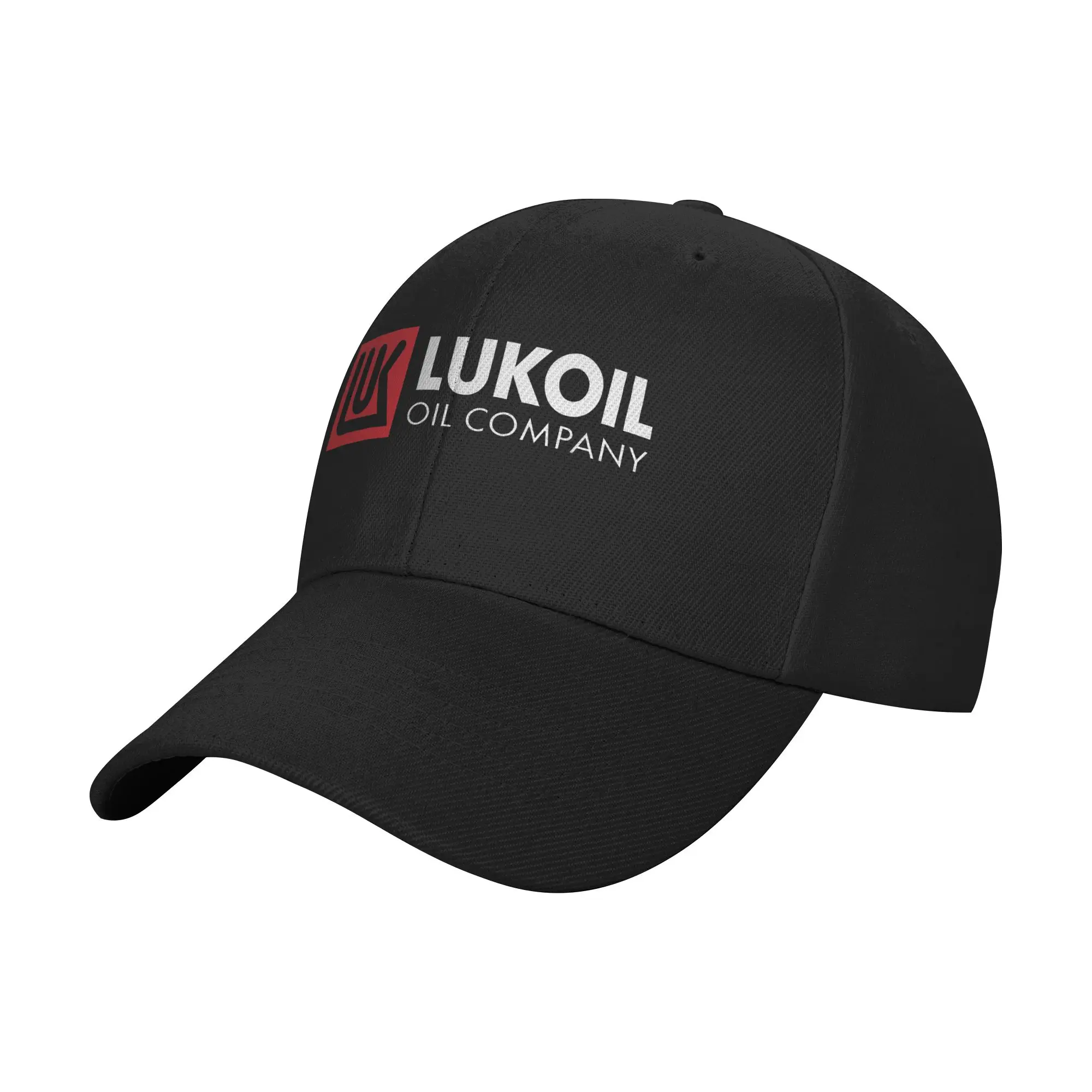 Fashion Russian Lukoil Oil Company Curved Brim Baseball Cap Soft-Top Denim Hat Hats For Women