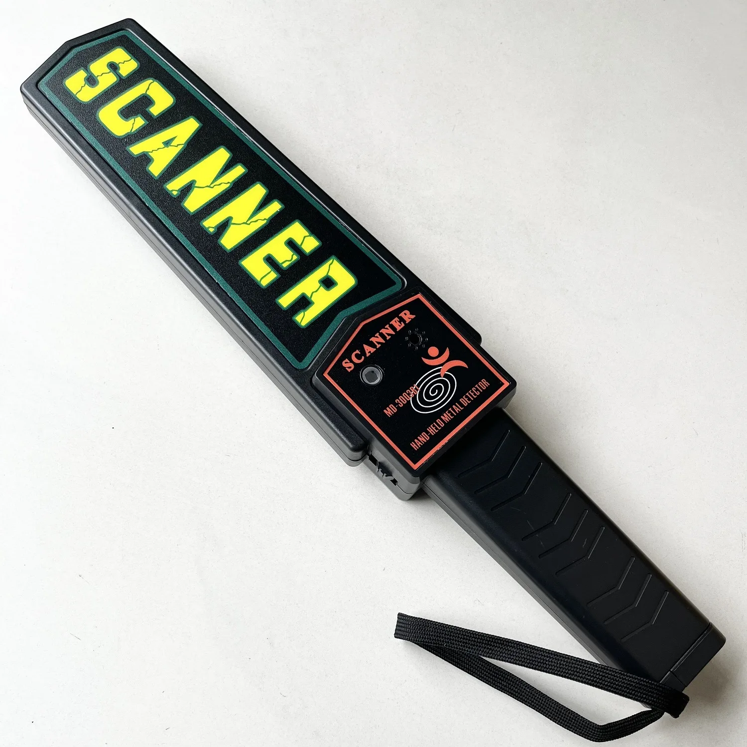 Interruttore singolo MD3003B1 Metal Detector portatile Ricerca corporea Rilevatore di sicurezza Vibrazione sonora e luminosa Doppio allarme