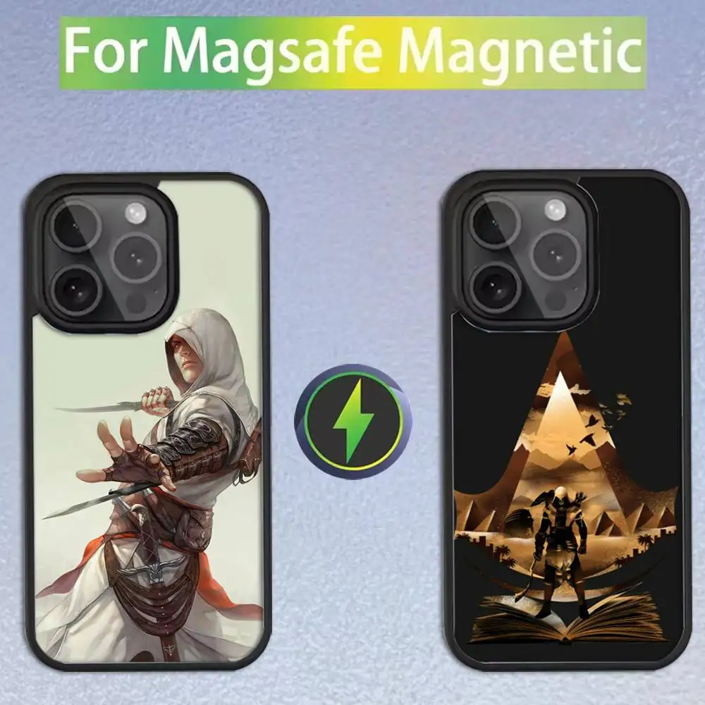 

A-Assassins Game Creed Phone Case For iPhone 16,15,14,13,12,11,Pro,Max,Plus,Mini,SE Magsafe Magnetic Wireless Charging
