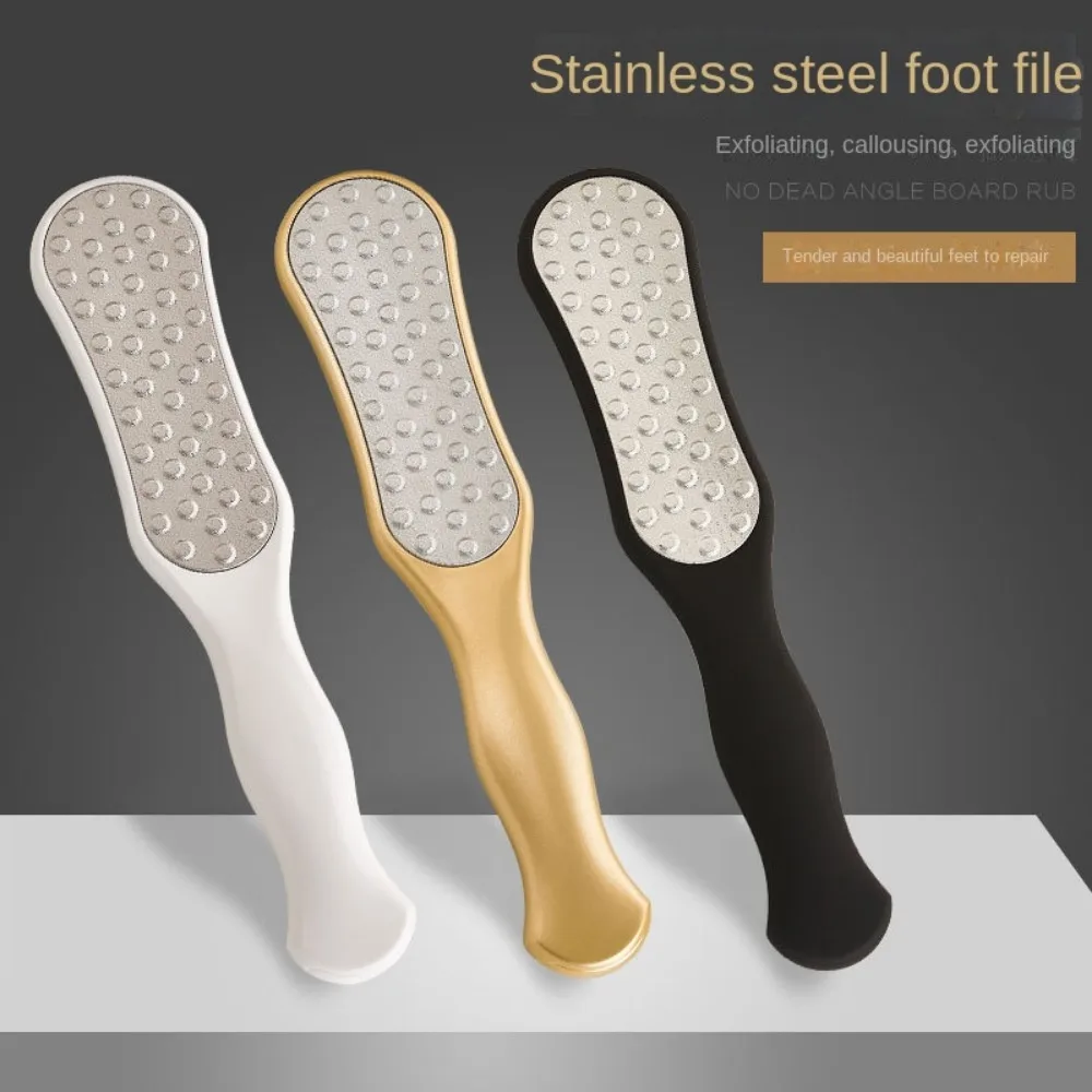 

Double Sided Stainless Steel Foot File Foot Rasp Dead Skin Callus Remover Heel Scratcher Professional Pedicure Foot Care Tools