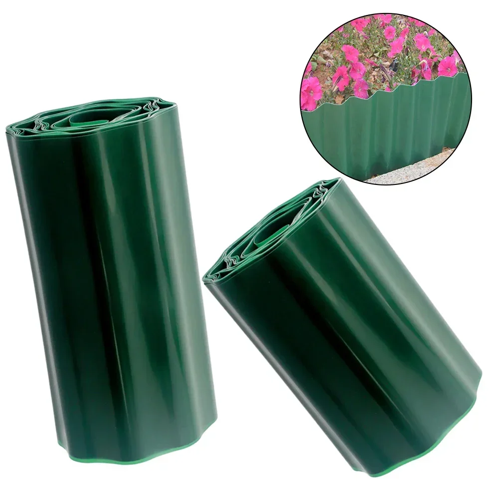 30/40cm Grass Lawn Edge Border Path Edging Fence Outdoor/Landscape Garden Decor Lawn Edging Border Fence Waterproof Plastic