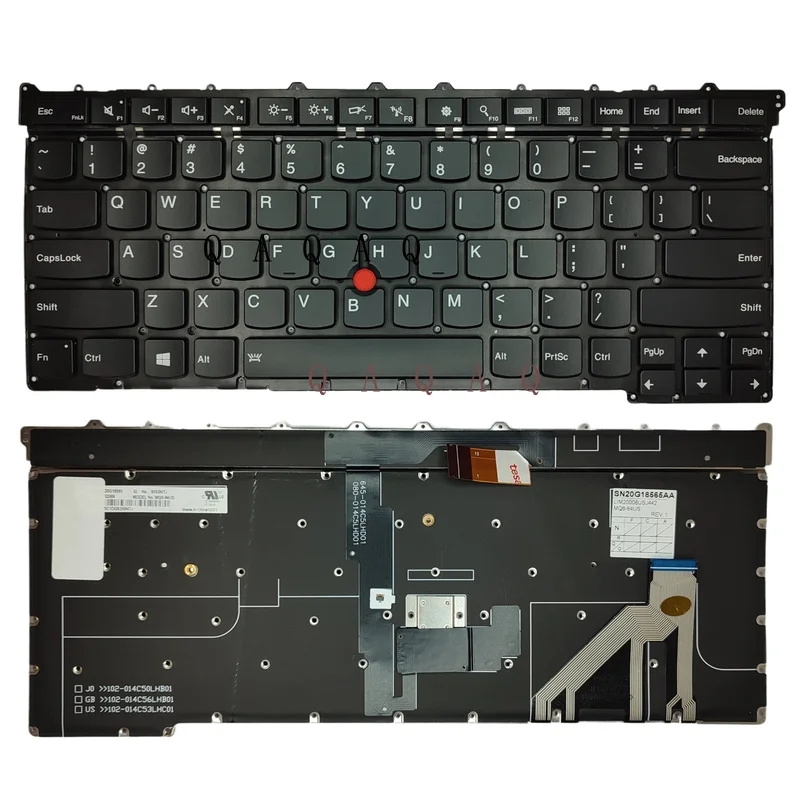 

QA New Laptop keyboard - Keyboard for Lenovo Thinkpad Carbon X1 3RD GEN