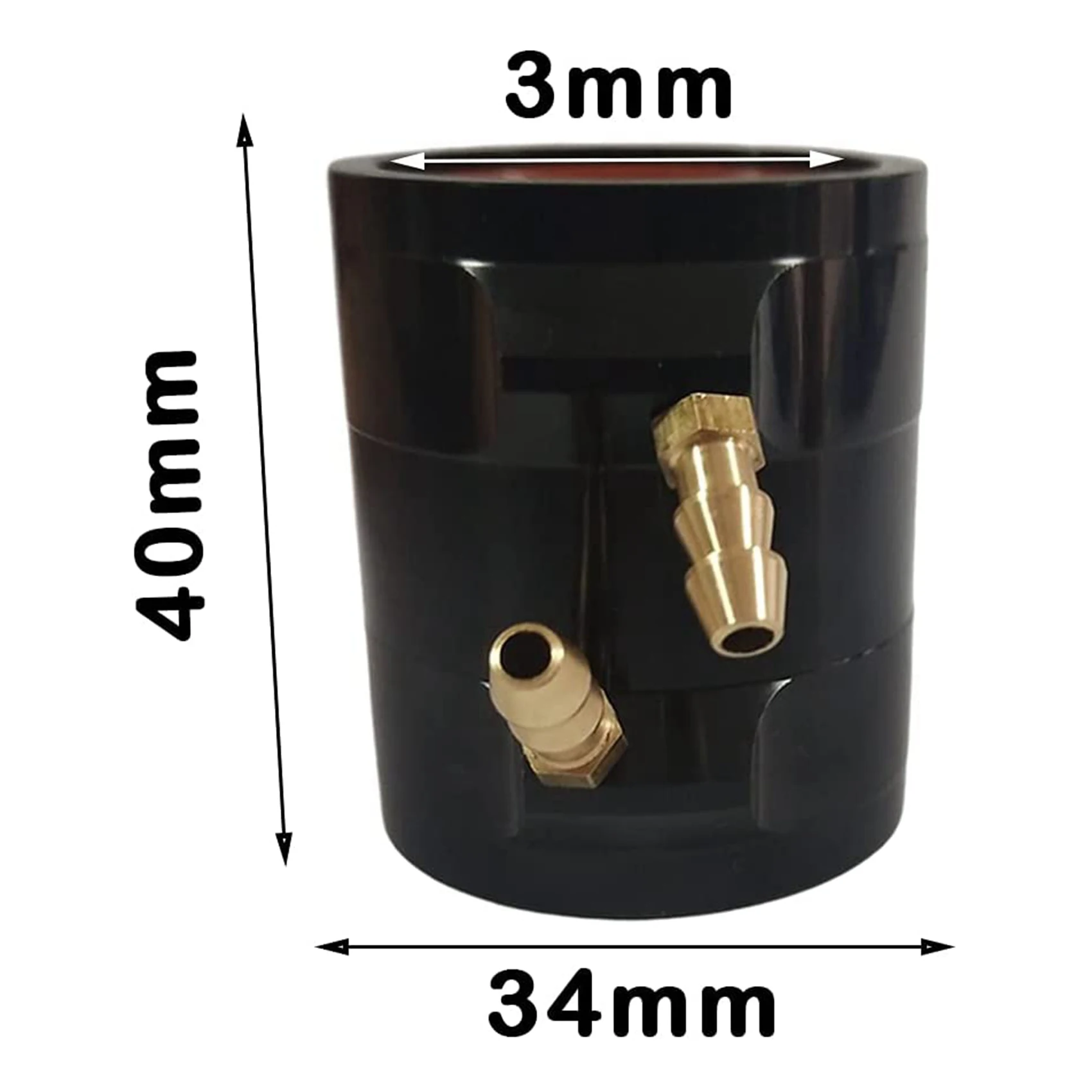 

ABMW-Aluminum RC Motor Brushless Water Cooling Jacket for 40mm RC Boat Motors 2840 2845 RC Boat