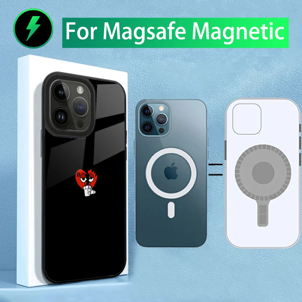 La Mafia Del Amor Love Mafia Phone Case For iPhone 15,14,13,12,11,Plus,Pro,Max Mini Magsafe Magnetic Wireless Charging