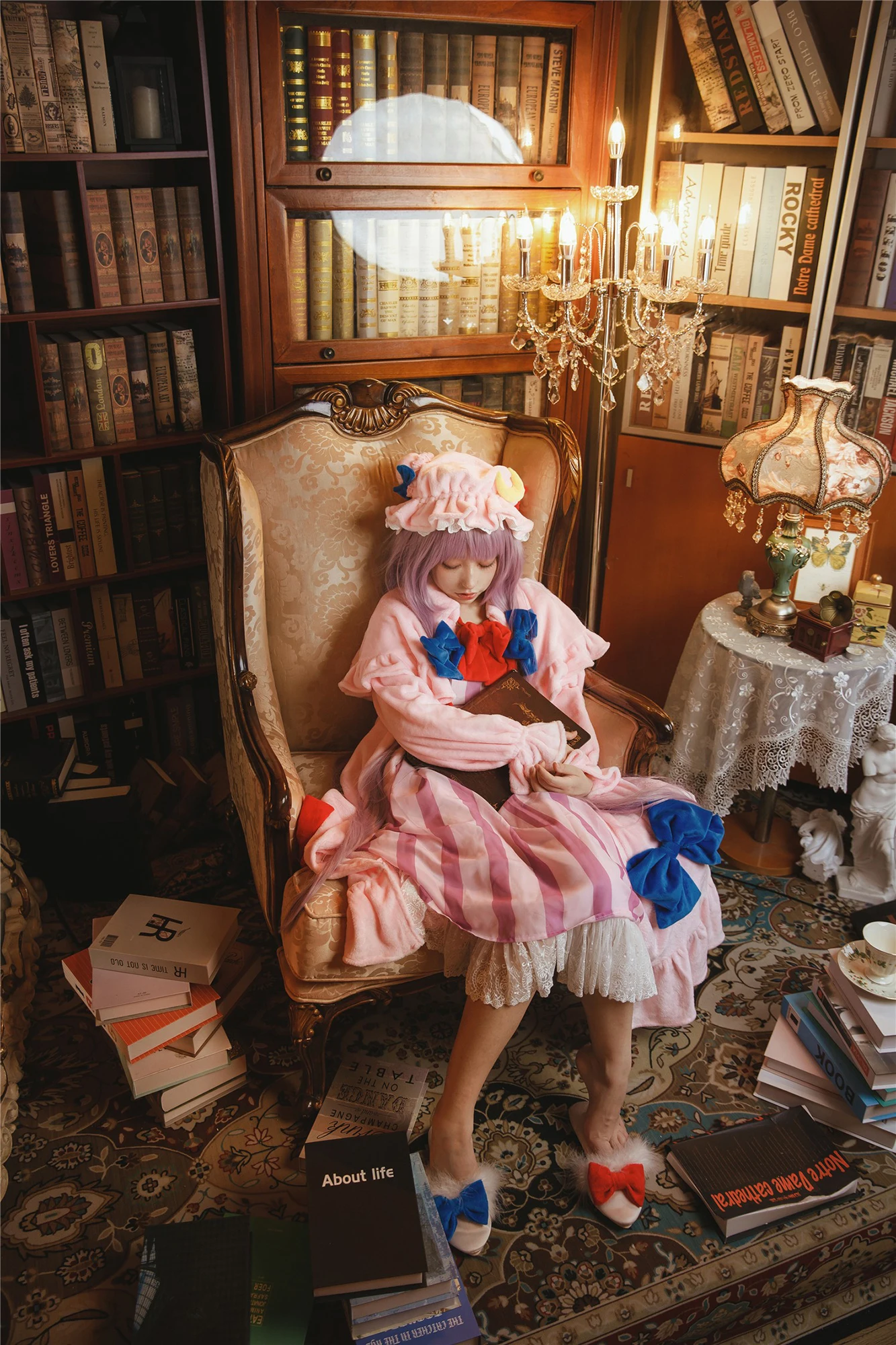 Touhou Project Patchouli Knowledge Cosplay Costume for Halloween Christmas Role Playing Party Comic GameSize S-XL New Project