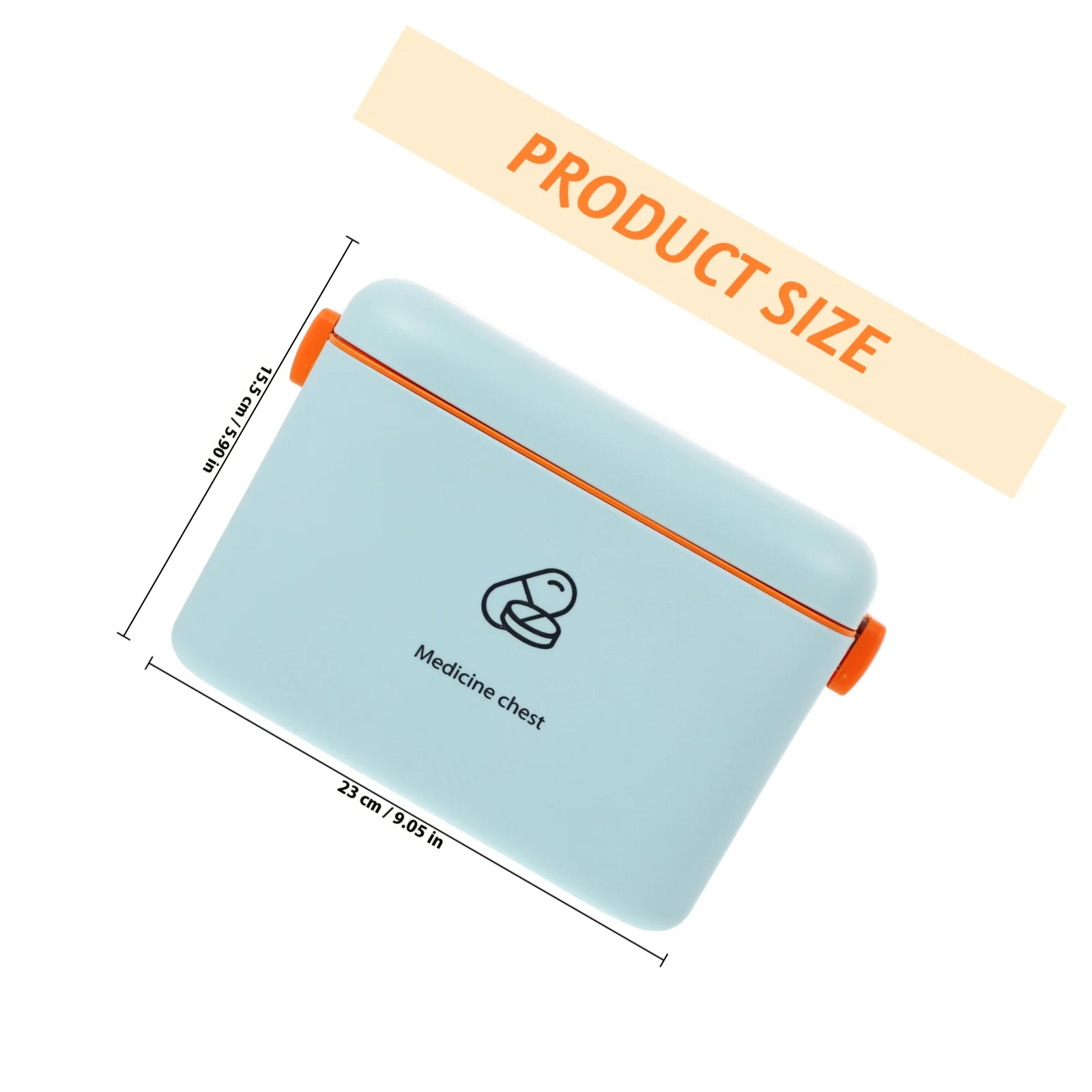 صندوق تخزين الأدوية بطبقة مزدوجة، حقيبة إسعافات أولية منزلية ذات سعة كبيرة، منظم محمول لحبوب مستحضرات التجميل وأدوات الأظافر #4