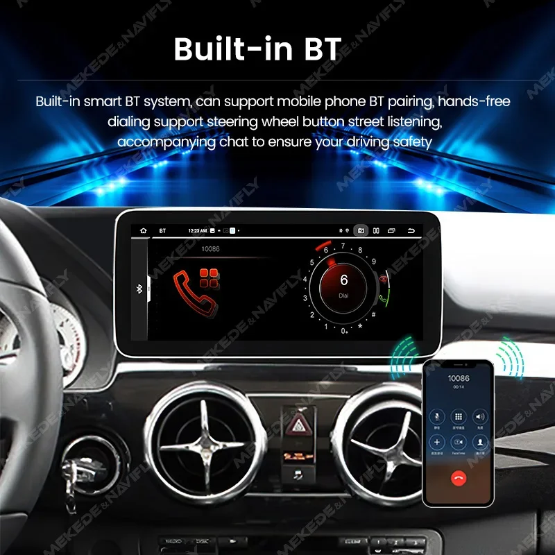 NEW Android 14 For Mercedes Benz GLK X204 GLK350 GLK300 2008-2015 Car Radio GPS Navigation Wireless Carplay autoradio Multimedia