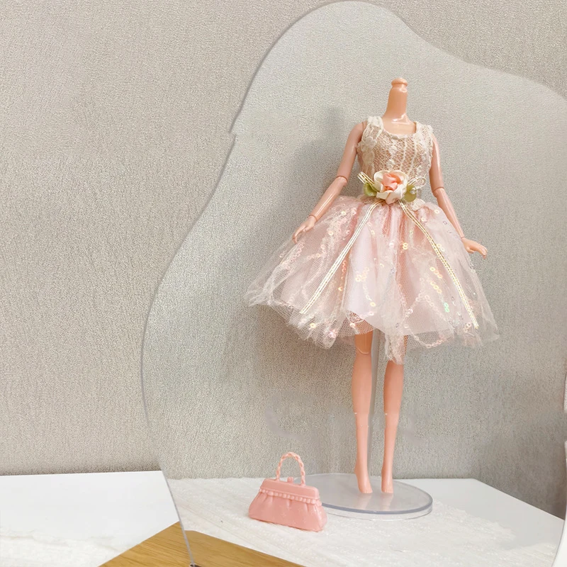 1/6 30 سنتيمتر ملابس دمى الأميرة رائعة منتفخ تنورة ساري الترتر فستان الأميرة فساتين الموضة الملابس والاكسسوارات