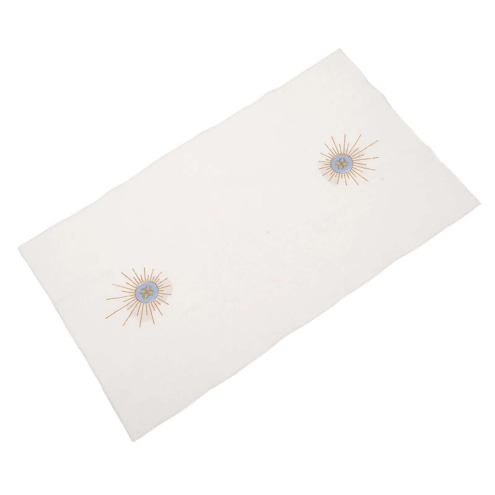 Church Altar Linen White Embroidered Corporal Purificator for Communion Sacramental Ceremony Liturgy White Altar Cloth Linen