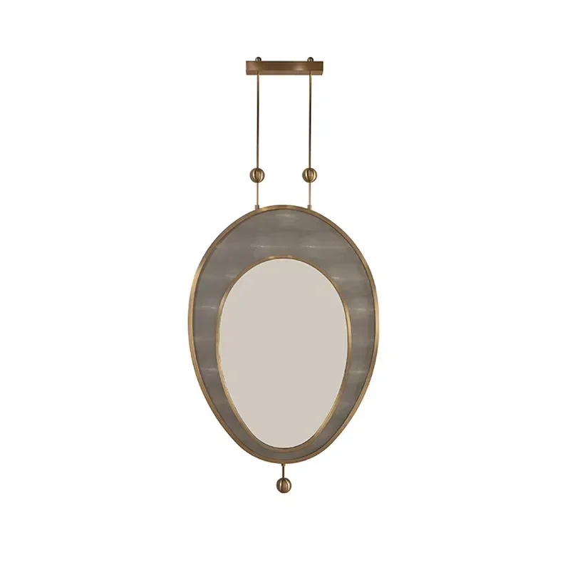 Luxury Retro Decorative Mirror for Living Room Modern Home Decoration Supplies Custom Wholesale Wall Art Accent Piece Design