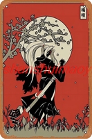 Guilty Gear Baiken C3PO Tin Sign- 8x12 Inches Tin Metal Sign Garage, Bar, Cinema, Living Room, Bedroom, Decorative Meta sha sign