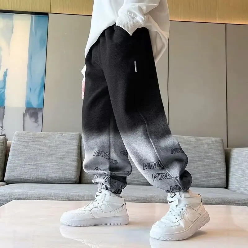 Boys' Pants New Summer Children's Handsome Sports Pants Boys' Pi Shuai Spring Wear Big Children's Guard Pants image 4