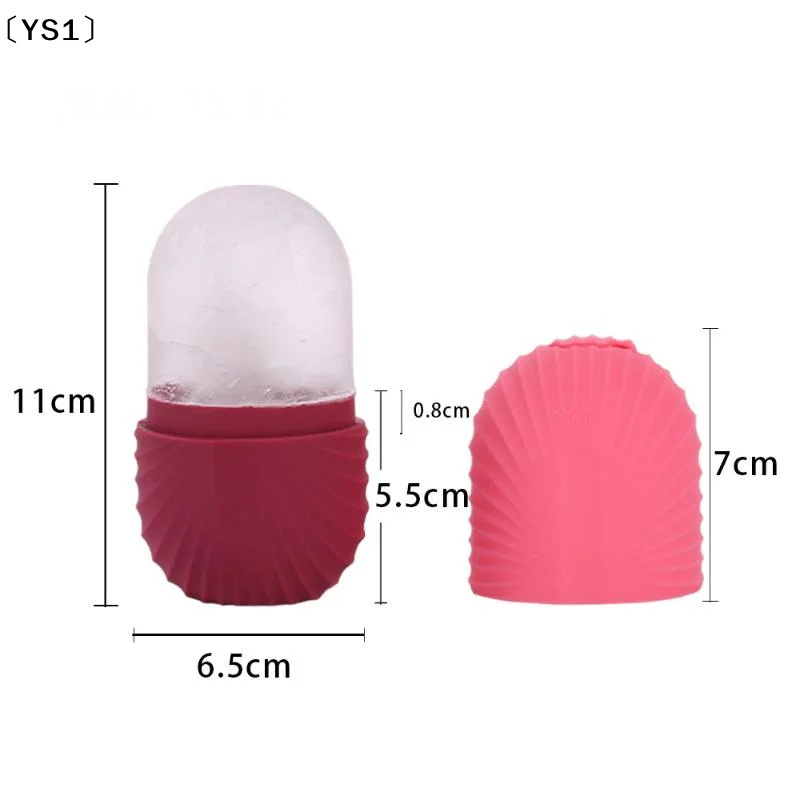 〔YS1〕Gift For Women Skin Care Freezer Reusable Shell Pattern Silicone Ice Mold For Face Facial Beauty Ice Roller Skin Care Tools view 6