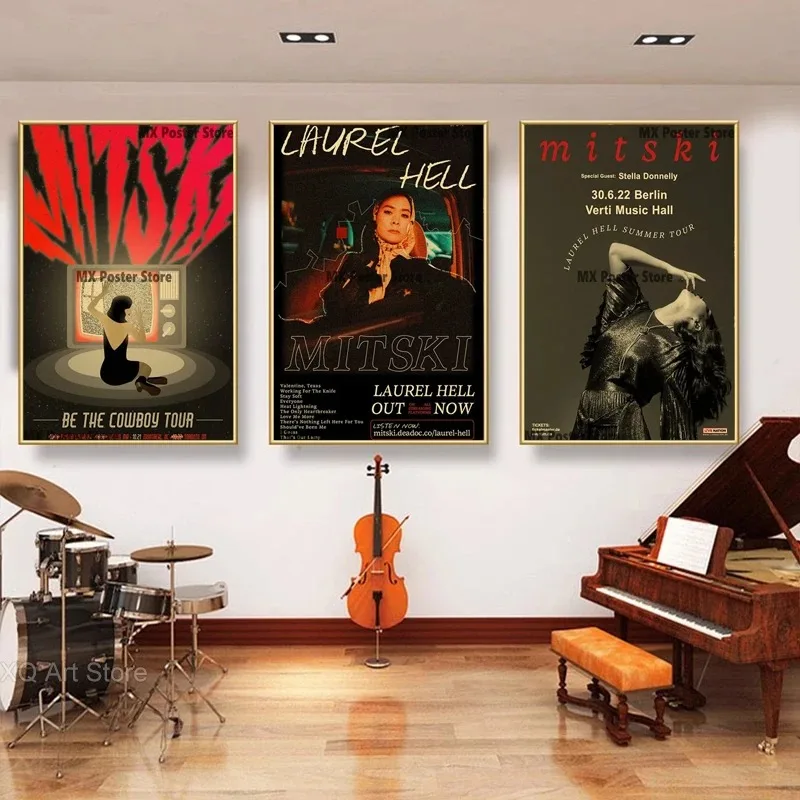ملصق موسيقى الهيب هوب ميتسكي الكلاسيكي ، لوحات ومطبوعات قماشية ، فن جداري ، صور عالية الدقة لغرفة المعيشة ، ديكور المنزل ، هدايا بدون إطار #2