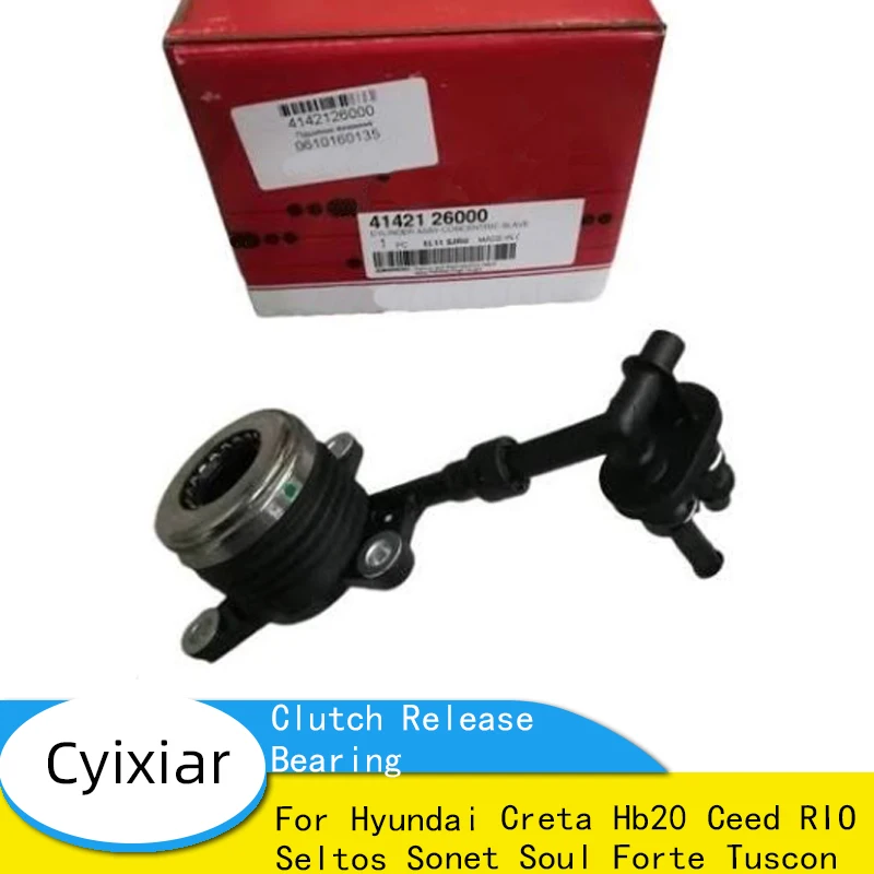 Original Brand New Clutch Release Bearing for Hyundai Creta Hb20 Ceed RIO Seltos Sonet Soul Forte Tuscon 4142126000 41421-26000