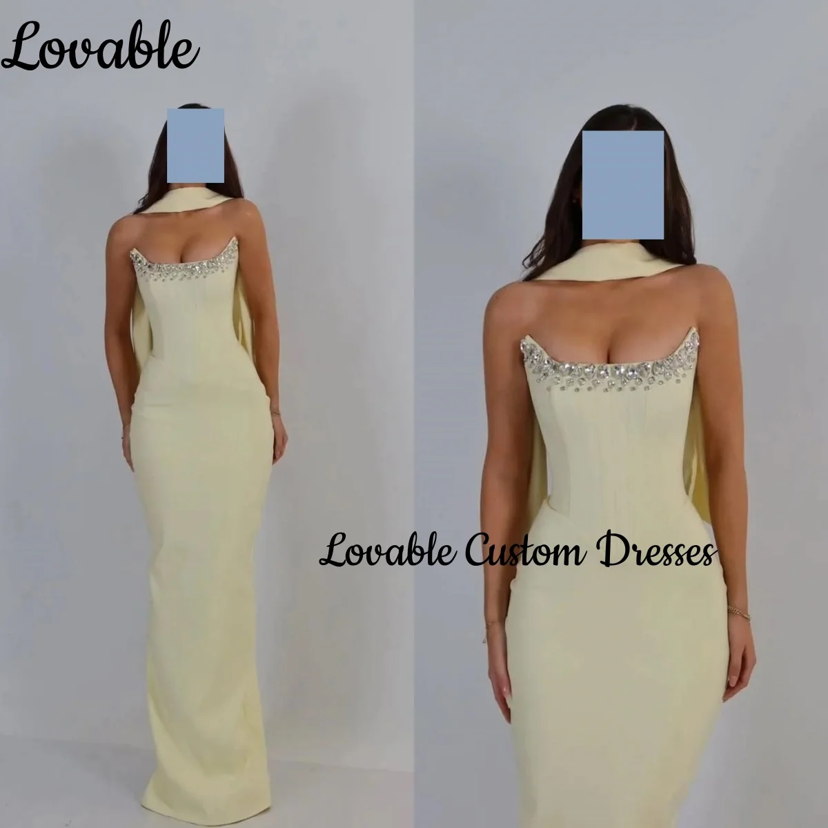 

Оболочка желтого цвета длиной до пола, роскошное вечернее платье в Дубае, свадебное платье на молнии с бисером, женское свадебное платье без рукавов