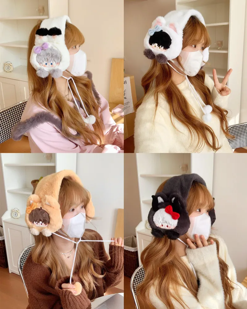 イヤーマフ ラブ アンド ディープスペース シラス ラファエル ゼイン ザビエル 防風イヤーマフ アウトドアイヤーカバー 暖かい冬用イヤーフラップ アニメゲーム