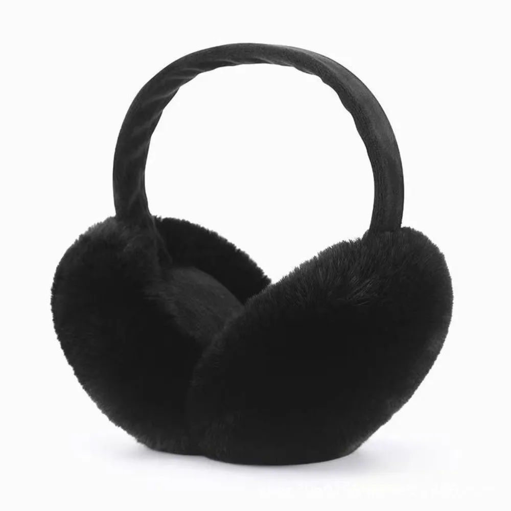 Fashion Warm Winter Earmuffs Folding Soft Earmuffs Faux Fur Portable Ear Warmer for Men Women