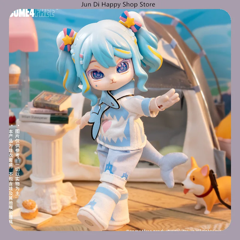 COME4FREE Sardine Daily Series Vestiti per bambole BJD 1/12 Vestito carino per abito OB11Doll