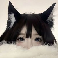 Cute Lolita Cat Ears Headband Jk Thin Cosplay Headwear Hair Clip Korean Style Headwear Plush Hair Band Student