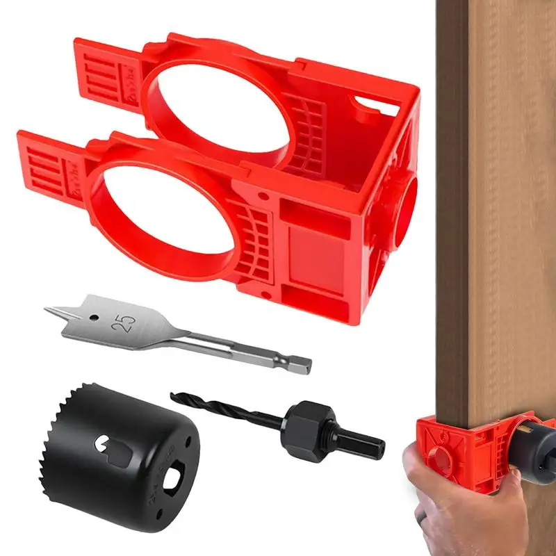 

Door Hinge Jig Door Knob Installation Kit Sliding Hardware For House Cabinet Car Installation Window Entry Garage Repair