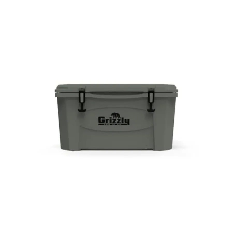 

Beach, boat, camping, fishing, hunting cooler Rotomolded polyethylene Gray 45 qt capacity with 3-inch insulation and lifetime w