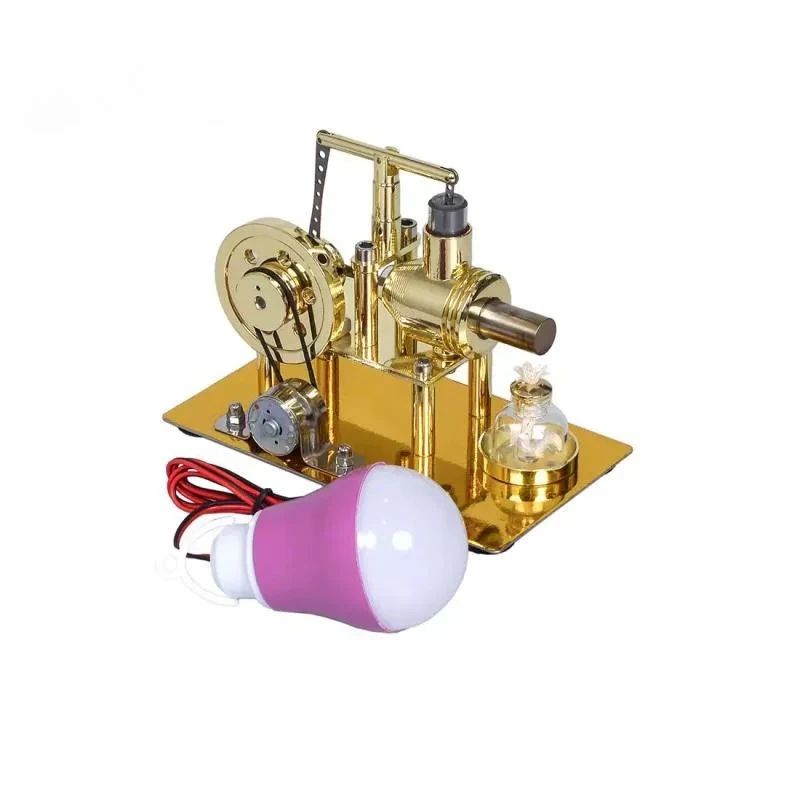 Hot Air Stirling Engine Model Generator STEM Physics Experiment Educational Toy Kit