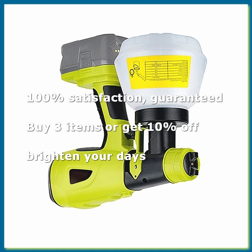 ●Cordless Paint Sprayer for Li-Ion Battery Electric Handheld Paint for Furniture DIY Works-ABFB