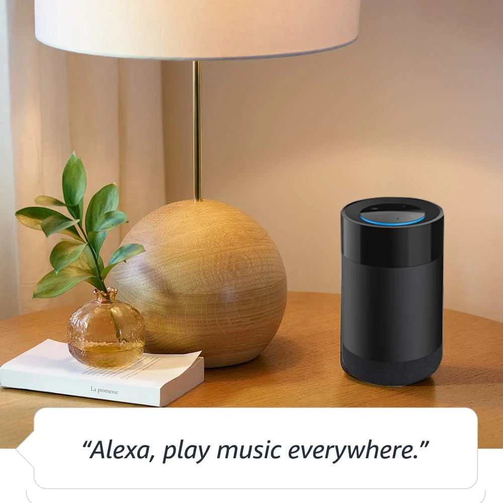 Jianshu Alexa Smart Speaker, Alexa Smart WiFi-Lautsprecher mit integriertem Smart Hub Smart Home-Sprachsteuerung für IR Tuya Smart Life-Geräte