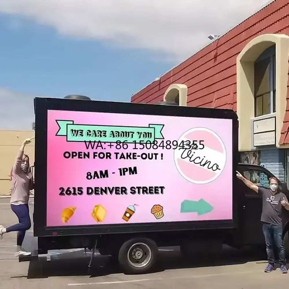 

China P6 Truck Car Mobile Advertising Outdoor Led Screen Billboard