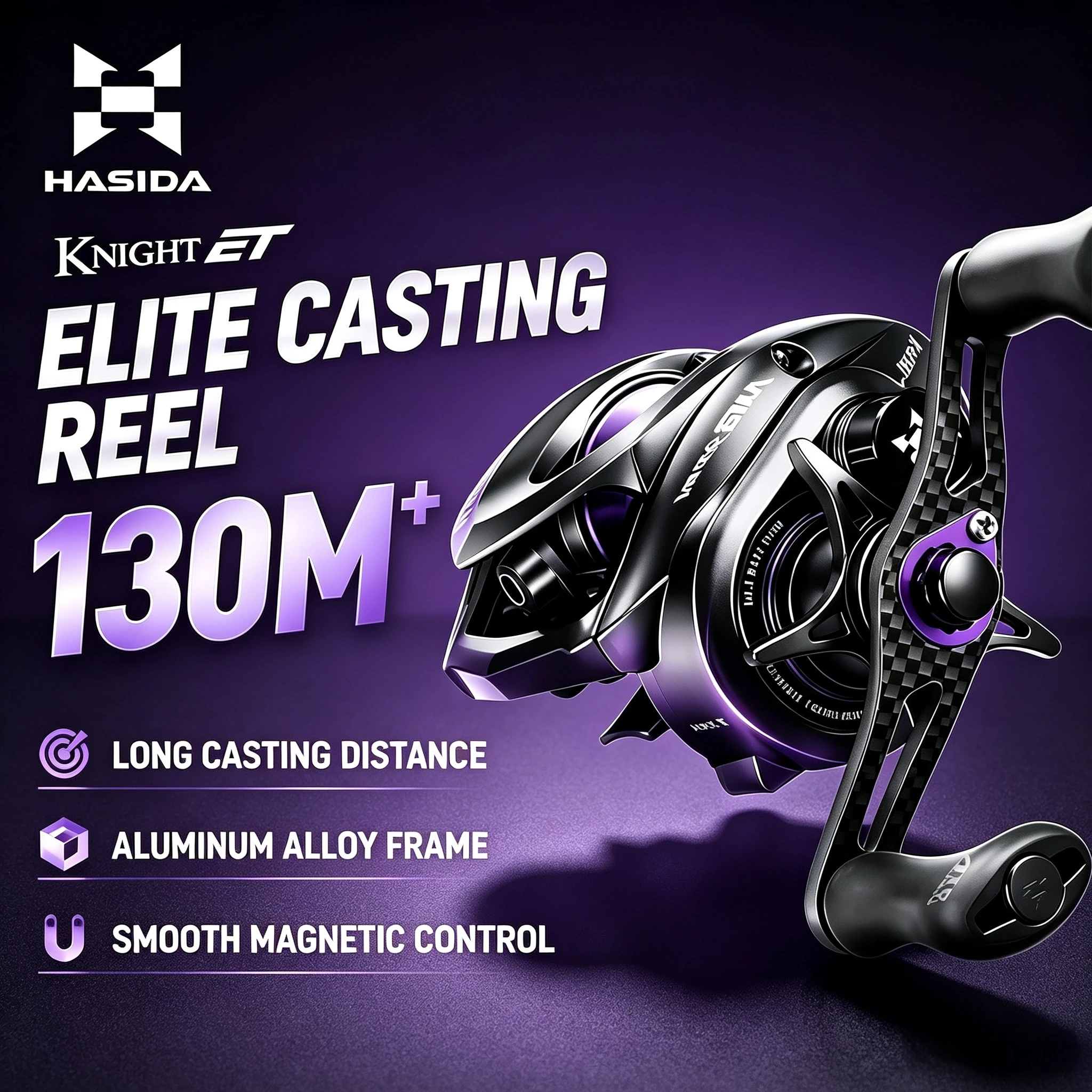 Fishing Boat Aluminum - HASIDA Knight Elite – ultralekka kołowrotka