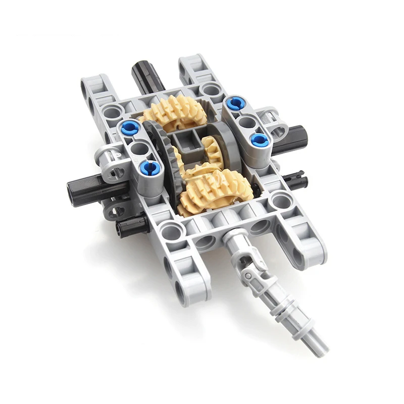 Building Blocks Technology Parts Special Suspension Set Puzzle Blocks Differential Square Beam+Wheel