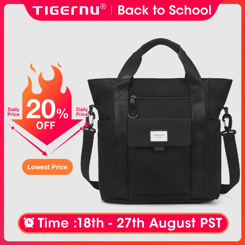 حقيبة ظهر نسائية جديدة 3 في 1 من Tigernu حقيبة يد نسائية ذات سعة كبيرة وقابلة للتحويل متعددة الجيوب لأجهزة الكمبيوتر المحمول مقاس 14 بوصة