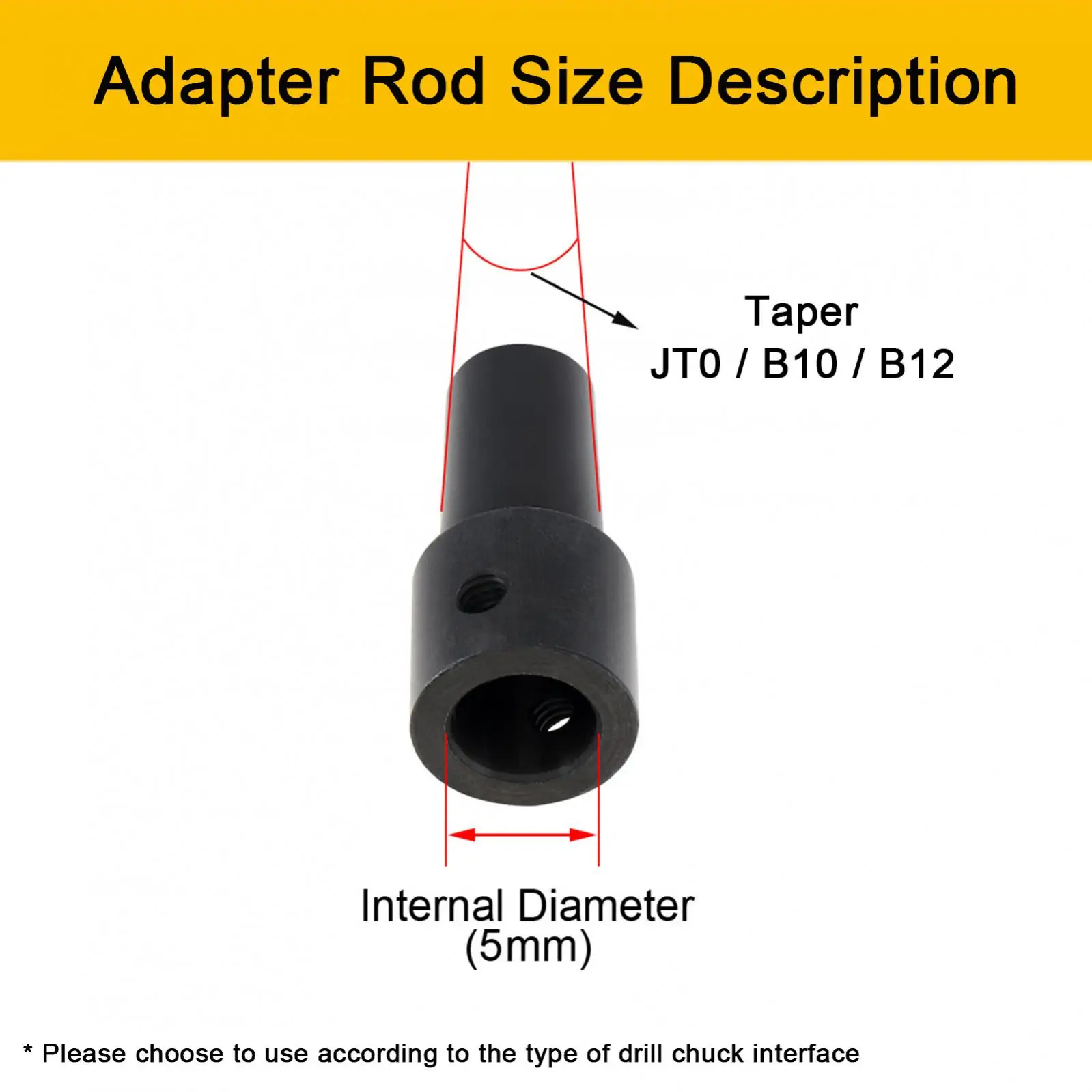 Micro Motor DIY Table Drill Accessory for Small Household Tools with JT0 Adapter Connecting Rod DIY Electric Drill Accessory
