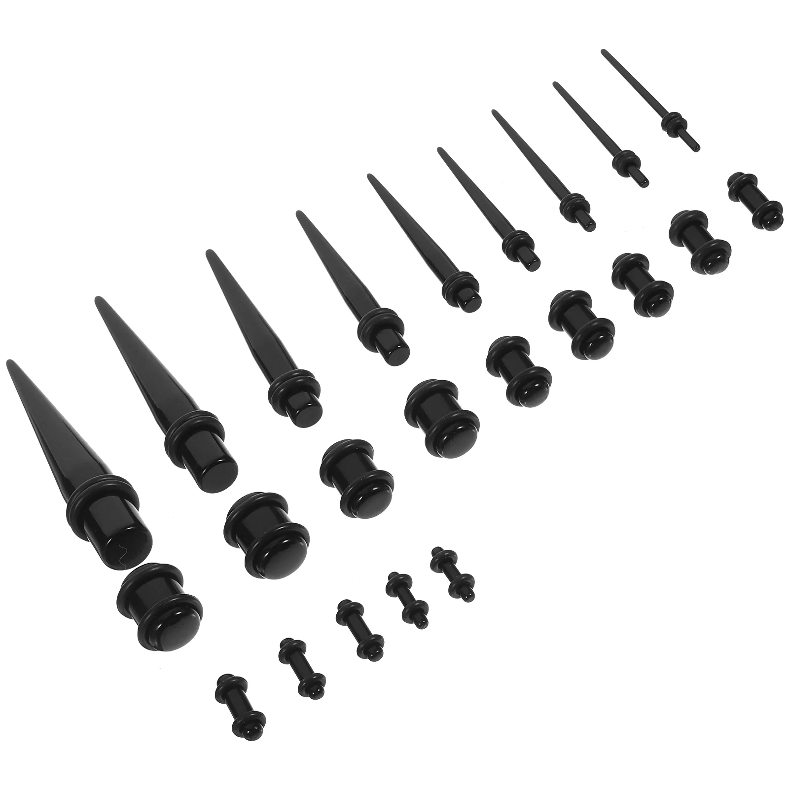 23pcs Taper Ear Stretching Plug Expanders Stretchers Acrylic ear strecher Ear expander Ear stretcher Ear taper