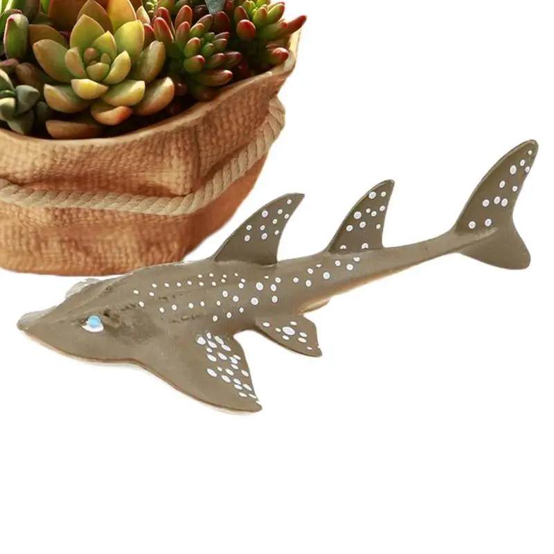 Figure di animali dell'oceano Modello animale Figurine dell'oceano Simulazione realistica Guitarfish Creature di acque profonde per la festa dell'oceano