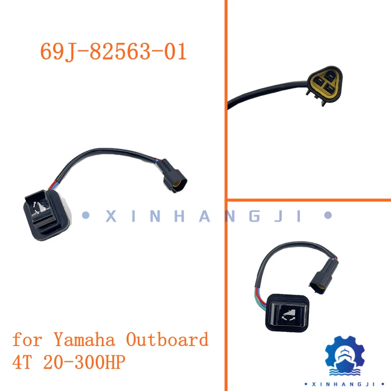 

69J-82563-01-00 Trim & Tilt Switch Assy for Yamaha Outboard Motor 4-stroke 20-300HP 69J-82563-01 69J-82563-00 Boat accessories