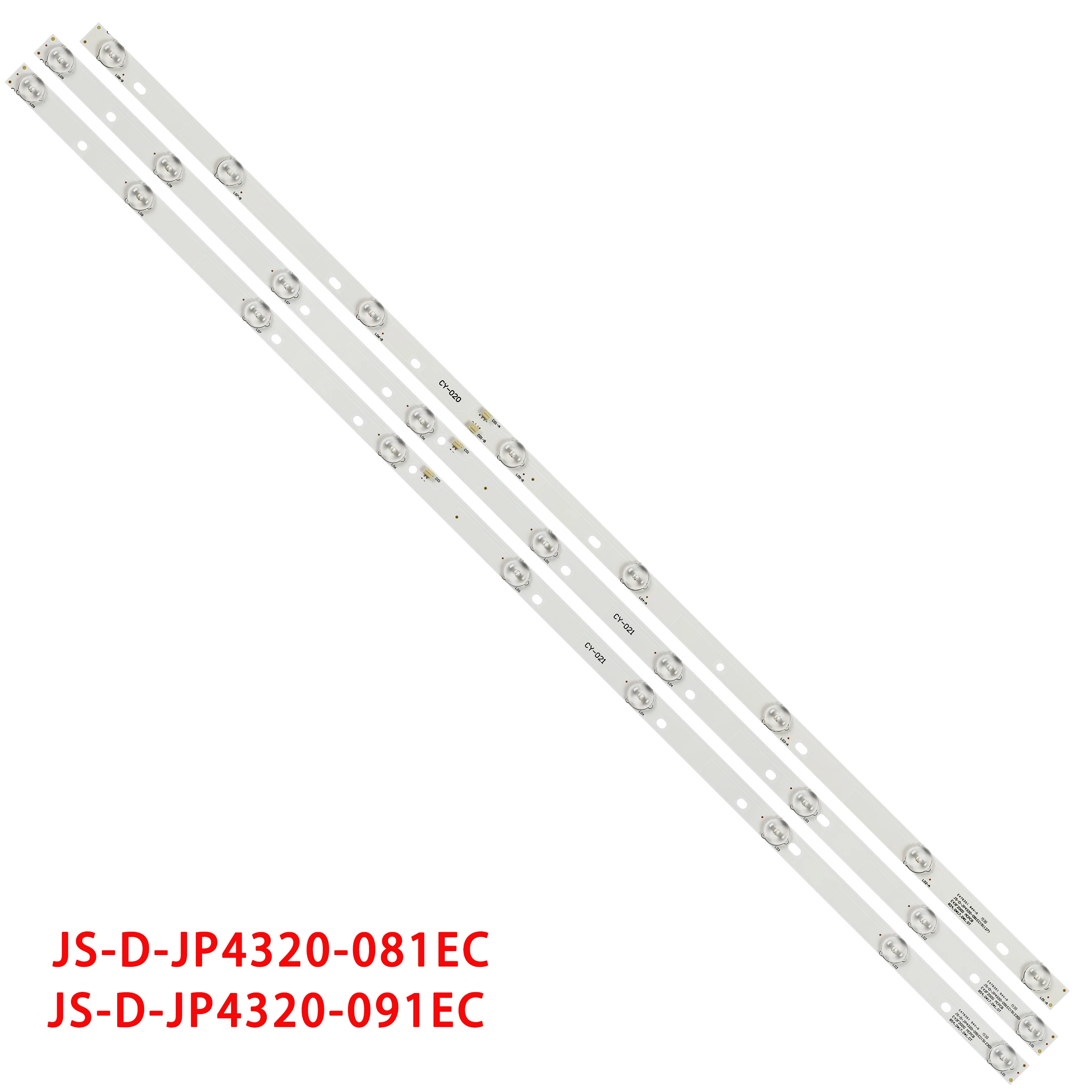 

NEW LED backlight strip for VEKTA LD-43S6015BT AKAI AKTV432 JS-D-JP4320-081EC JS-D-JP4320-091EC E43F2000 D43-F2000 MS-L1111 R L