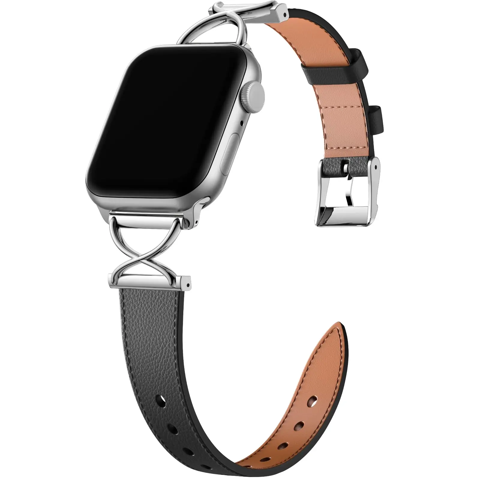 Lederband für Apple Watch Ultra 3/2/1 Band Damen 49 mm 42 mm 44 mm 45 mm 40 46 mm Luxusarmband für IWatch 11 10 9 8 7 6 SE Correa – Detail 16