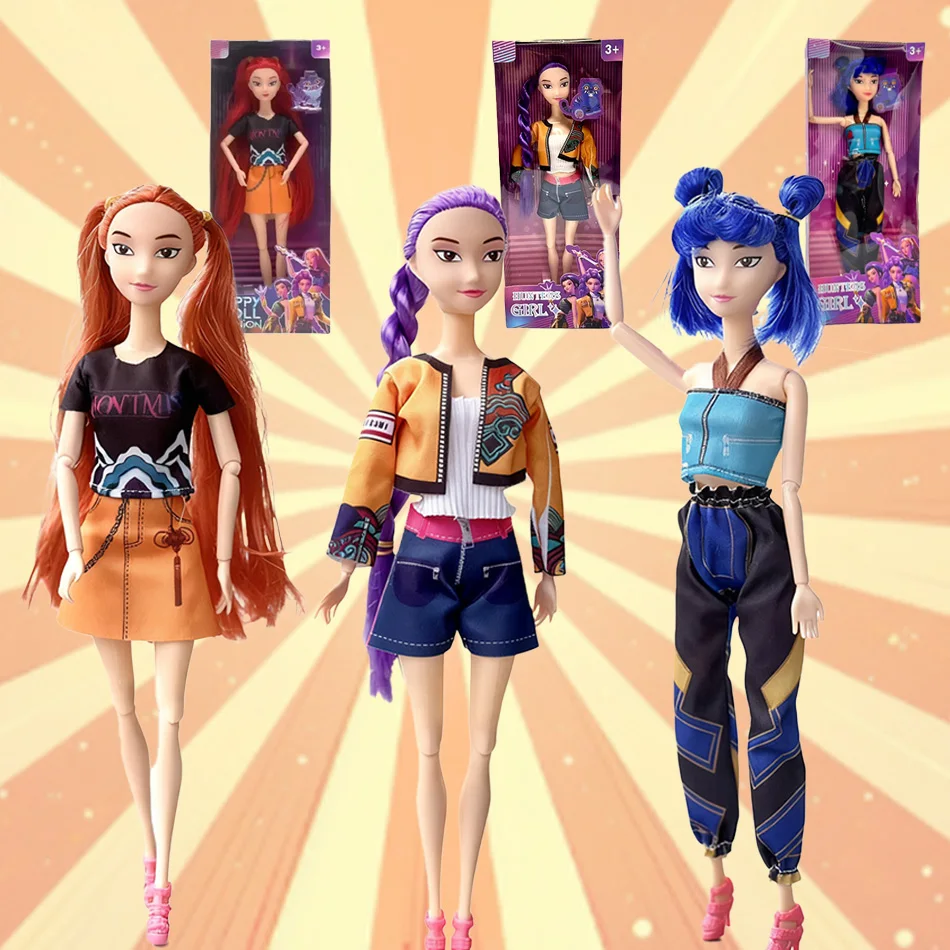 30 cm Kpop Dämon Jäger Action Figur Vinyl Figuren Neue gemeinsame Mobilität Miniaturen DollDesktop Ornament Dekoration Geschenke